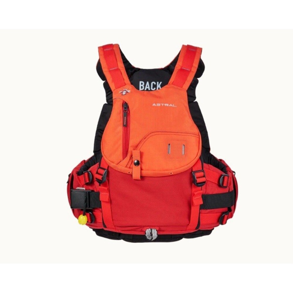 NEW Astral Indus PFD Red Orange Adult Small/Medium Life Vest